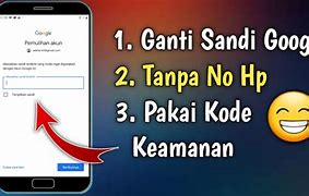 Cara Mengganti Kata Sandi Email Google Yang Lupa